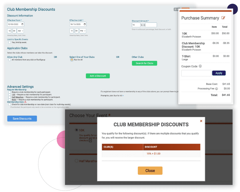 Club Member Numbers - RunSignup