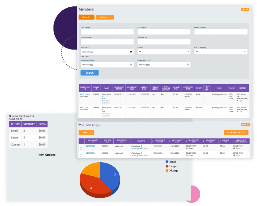 Club Member Numbers - RunSignup