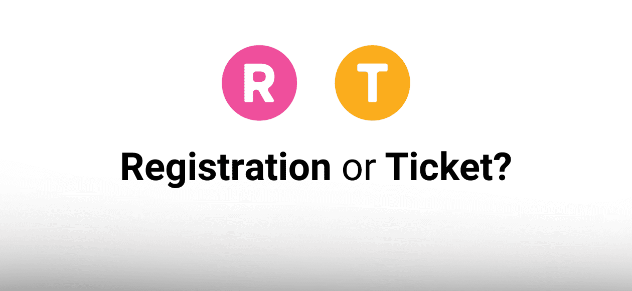 Registration or Ticket? RunSignup