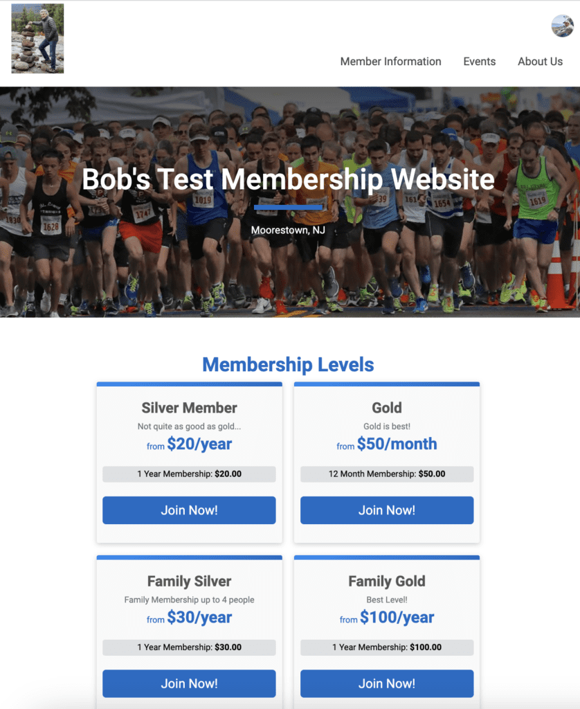 Club Member Numbers - RunSignup