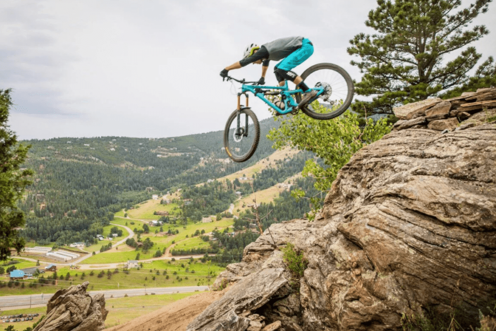 Shift Events rider on course