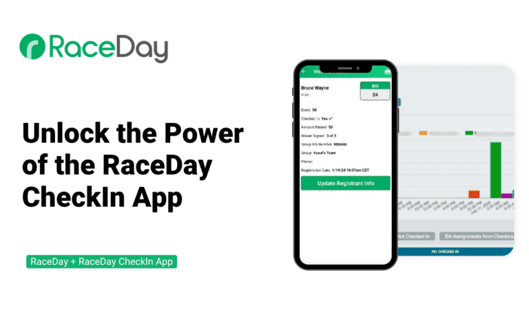 Power of the RaceDay CheckIn App